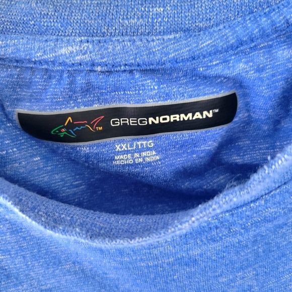 Greg Norman Mens tshirt royal blue size XXL - Picture 2 of 4